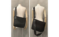 【-Less】DIA&nbsp;MESH／アシンメトリーショルダーバッグ　Ｍ&nbsp;（ブラック）&nbsp;LMSB-7002