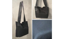 【-Less】DIA&nbsp;MESH／アシンメトリーショルダーバッグ　Ｍ&nbsp;（ブラック）&nbsp;LMSB-7002