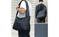 【-Less】DIA&nbsp;MESH／アシンメトリーショルダーバッグ　L&nbsp;（ブラック）　LMSB-7003
