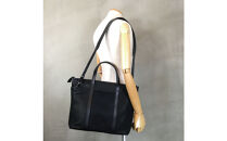 【-Less】SCARRED&nbsp;TEXTURE／トートバッグ　M&nbsp;（ブラック）　LMSB-0514