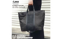 【-Less】SCARRED&nbsp;TEXTURE／トートバッグ　Ｌ&nbsp;（ブラック）　LMSB-0513