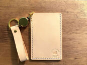 本革ICカードケース（障害のある人たちがつくるハートフルグッズ）【きいろ】