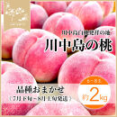 【先行予約】川中島の桃&nbsp;約2kg&nbsp;品種おまかせ&nbsp;&nbsp;7月下旬～8月上旬発送予定