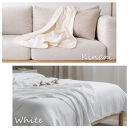 「和」綿100％&nbsp;6重ガーゼケット&nbsp;ハーフサイズ&nbsp;ホワイト&nbsp;オーガニックコットン