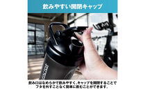 ハルクファクター&nbsp;シェイカー&nbsp;ボトル&nbsp;600ml&nbsp;ブラック&nbsp;食洗機対応&nbsp;カチッと閉まる&nbsp;プロテイン&nbsp;シェーカー&nbsp;大容量&nbsp;黒&nbsp;半透明