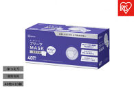 【40枚入り×10箱】プリーツマスク&nbsp;ゆったり大きめサイズ&nbsp;４０枚入&nbsp;PK-NV40LL×10&nbsp;ホワイト