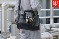 メッシュツールバッグ&nbsp;ボックスタイプ&nbsp;TLB-B35&nbsp;ブラック