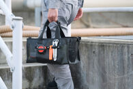 メッシュツールバッグ&nbsp;ボックスタイプ&nbsp;TLB-B35&nbsp;ブラック