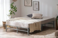 スチールベッド&nbsp;ダブル&nbsp;SB01ｰD&nbsp;グレー