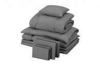 マットレス付き布団９点セット&nbsp;KFS-M9S&nbsp;ダークグレー