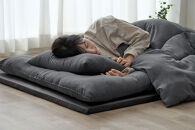 マットレス付き布団９点セット&nbsp;KFS-M9S&nbsp;ダークグレー