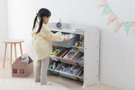 天板付きキッズトイハウスラック&nbsp;TKTHR-39R&nbsp;ホワイト