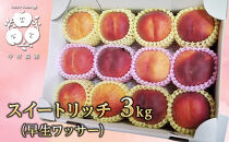 【8月上旬発送&nbsp;先行予約】スイートリッチ&nbsp;3kg(中生ワッサー）