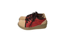 メンズポルカ｜ポルカ｜レッド&nbsp;S【41】(26.0cm)&nbsp;メンズ&nbsp;スニーカー&nbsp;幅広&nbsp;甲高&nbsp;外反母趾&nbsp;ゆったり&nbsp;3E&nbsp;大人気&nbsp;厚底&nbsp;靴