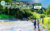 【裾花川本流・支流】　裾花川水系漁協　デジタル遊漁券　年券　アユ以外の魚種　長野県　長野市　
