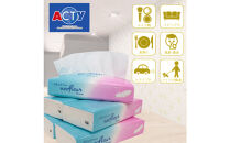 ソフトパックティッシュ　5個パック（コンパクト）×24セット(120個）&nbsp;フィルム包装&nbsp;ティッシュペーパー&nbsp;箱なし