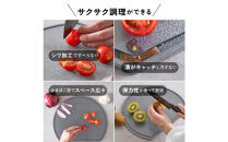 IWANO&nbsp;丸いまな板30cm&nbsp;＜コンパクト＞&nbsp;グレー