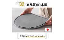 IWANO&nbsp;丸いまな板30cm&nbsp;＜コンパクト＞&nbsp;グレー