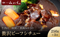 牛肉の一頭買い&nbsp;祇園みかくの贅沢ビーフシチュー250g×3袋&nbsp;京都&nbsp;牛肉料理専門店&nbsp;有名店&nbsp;ビーフシチュー&nbsp;人気セット［&nbsp;京都&nbsp;老舗&nbsp;有名店&nbsp;シチュー&nbsp;贅沢&nbsp;美食&nbsp;グルメ&nbsp;おすすめ&nbsp;お肉&nbsp;和牛&nbsp;国産牛&nbsp;ギフト&nbsp;プレゼント&nbsp;贈答&nbsp;お取り寄せ&nbsp;通販&nbsp;送料無料&nbsp;ふるさと納税&nbsp;］