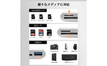 Hanx-Tech&nbsp;USB-C&nbsp;SDカードリーダー&nbsp;HT-CS55WY