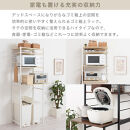 【完成品＋設置付き】スライド棚付きゴミ箱上ラック〔幅60cm〕（ナチュラル）ゴミ箱上ラック&nbsp;レンジ台&nbsp;キッチンラック&nbsp;ゴミ箱上収納&nbsp;スライド棚&nbsp;レンジラック&nbsp;レンジ&nbsp;収納&nbsp;炊飯器&nbsp;ラック&nbsp;スリム&nbsp;KKONRA945066-0-NA