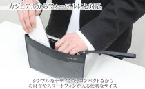 hide&nbsp;k&nbsp;1896&nbsp;ソフトカーボン&nbsp;ミニ&nbsp;クラッチバッグ&nbsp;タイプb【ブラック】mini&nbsp;clutch&nbsp;bag&nbsp;b&nbsp;23cm×16cm×1cm&nbsp;メンズ&nbsp;セカンドバッグ&nbsp;サブバッグ&nbsp;ゴートレザー&nbsp;本革&nbsp;長野県長野市&nbsp;プレゼント&nbsp;実用的