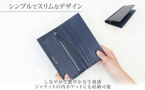 hide&nbsp;k&nbsp;1896&nbsp;ソフトカーボン&nbsp;ロングウォレット&nbsp;長財布【ネイビー】long&nbsp;wallet&nbsp;black&nbsp;横19cm×縦9cm×マチ1.5cm&nbsp;メンズ財布&nbsp;サイフ&nbsp;札入れ&nbsp;カード&nbsp;コインケース&nbsp;本革&nbsp;カウレザー&nbsp;長野県長野市