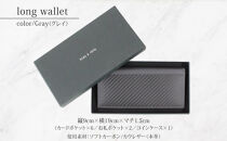 hide&nbsp;k&nbsp;1896&nbsp;ソフトカーボン&nbsp;ロングウォレット&nbsp;長財布【グレイ】long&nbsp;wallet&nbsp;black&nbsp;横19cm×縦9cm×マチ1.5cm&nbsp;メンズ財布&nbsp;サイフ&nbsp;札入れ&nbsp;カード&nbsp;コインケース&nbsp;本革&nbsp;カウレザー&nbsp;長野県長野市