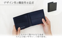 hide&nbsp;k&nbsp;1896&nbsp;ソフトカーボン&nbsp;バイフォールド&nbsp;ウォレット&nbsp;二つ折り財布【ブラック】bi-fold&nbsp;wallet&nbsp;11.5cm×10cm×2cm&nbsp;メンズ財布&nbsp;サイフ&nbsp;札入れ&nbsp;カード&nbsp;コインケース&nbsp;本革&nbsp;カウレザー&nbsp;長野県長野市