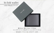 hide&nbsp;k&nbsp;1896&nbsp;ソフトカーボン&nbsp;バイフォールド&nbsp;ウォレット&nbsp;二つ折り財布【ブラック】bi-fold&nbsp;wallet&nbsp;11.5cm×10cm×2cm&nbsp;メンズ財布&nbsp;サイフ&nbsp;札入れ&nbsp;カード&nbsp;コインケース&nbsp;本革&nbsp;カウレザー&nbsp;長野県長野市