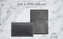 hide&nbsp;k&nbsp;1896&nbsp;ソフトカーボン&nbsp;カードケース&nbsp;タイプb【グレイ】card&nbsp;case&nbsp;b&nbsp;11.5cm×7.5cm×2cm&nbsp;メンズ&nbsp;名刺入れ&nbsp;名刺ケース&nbsp;めいし&nbsp;ビジネス&nbsp;カード入れ&nbsp;カウレザー&nbsp;本革&nbsp;春日秀之&nbsp;長野県長野市