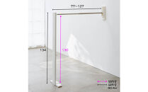 壁に収納ができる折りたたみ式物干し_1330803082_00