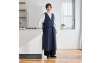 瀧本真奈美さんコラボワンピースエプロン（チャコールグレー）_1388200006_00