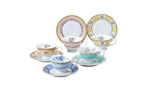 ナルミ&nbsp;フローラルブティック&nbsp;ティーカップ＆ソーサー(アソート)&nbsp;210cc&nbsp;5客セット&nbsp;41721-33459