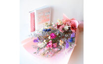 【母の日】プレミアムドライフラワー・ブーケ　アルモニーパステル＜お届け日：2026年5/4～5/10&nbsp;当店おまかせ&nbsp;＞母の日カード付き【&nbsp;母の日&nbsp;ギフト&nbsp;アレンジ&nbsp;花&nbsp;贈り物&nbsp;大阪府&nbsp;門真市&nbsp;】