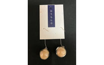 伯州綿ピアス×ゴールド×茶(伯州綿色)&nbsp;|&nbsp;アクセサリー&nbsp;&nbsp;ピアス&nbsp;伯州綿&nbsp;ナチュラル&nbsp;おしゃれ&nbsp;カジュアル&nbsp;コーディネート&nbsp;ギフト&nbsp;贈り物&nbsp;プレゼント&nbsp;日本製&nbsp;鳥取県&nbsp;境港市