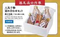 人気干物詰め合わせセット(約13枚)【鳥取県&nbsp;境港市】