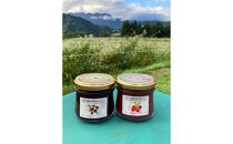 信州戸隠高原のきいちごジャム２個セット（ブラックベリー1個・ラズベリー1個）