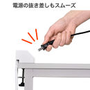 デスクＵＳＢタップ　ＰＤ２０Ｗ　WLS-DS4222SUC(W)