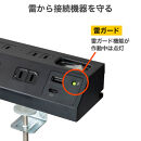 デスクＵＳＢタップ　ＰＤ２０Ｗ　WLS-DS4222SUC(BK)