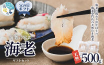 【父の日ギフト】海老乃家の海老500ｇ（125ｇ×4パック）