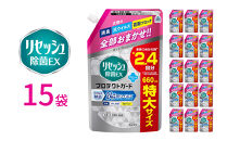 リセッシュ除菌EX&nbsp;プロテクトガード&nbsp;つめかえ用&nbsp;660ml×15袋&nbsp;【KAO51】