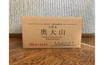 ＜定期便3回＞天然水奥大山(500ml×24本入り×3か月・計72本)