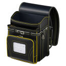 【クロ×イエローステッチ＊背クロ】フィットちゃんランドセル　グッドボーイ安ピカッ楽ッション