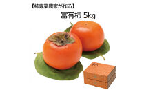【柿専業の農家が作る】出雲産富有柿　5kg【11月下旬以降お届け】
