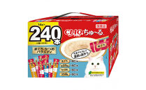 いなば　CIAO猫ちゅ～る　まぐろ・かつおバラエティ480本（14ｇｘ240本入りBOXｘ2袋入）（ケース）