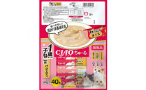 いなば　CIAO猫ちゅ～る　１歳までの子猫用バラエティ320本（14ｇｘ40本ｘ8袋入）（ケース）