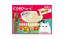 いなば　CIAO猫ちゅ～る　まぐろ海鮮バラエティ320本（14ｇｘ40本ｘ8袋入）（ケース）