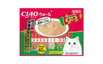 いなば　CIAO猫ちゅ～る　総合栄養食　まぐろ・かつおバラエティ320本（14ｇｘ40本ｘ8袋入）（ケース）