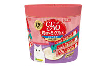 いなば　CIAO猫ちゅ～るグルメ　まぐろ海鮮バラエティ480本（14ｇｘ120本ｘ4袋入）（ケース）